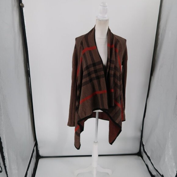 Staccato Women's Plaid Style Cardigan Size M/L - Picture 3 of 8